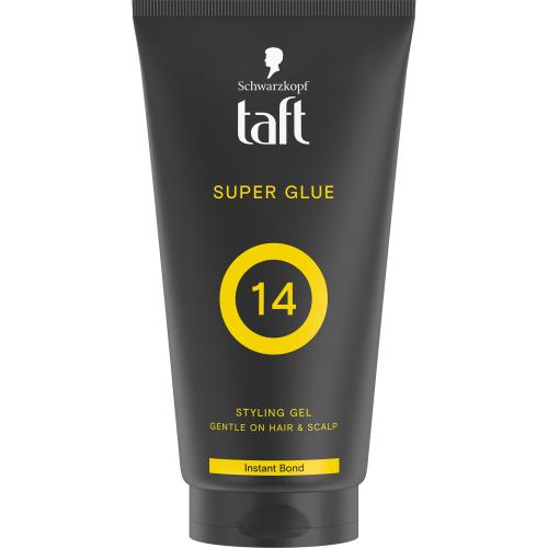 Schwarzkopf Taft Super Glue 14 Instant Bond Gel Μαλλιών για Δυνατό Κράτημα 24 Ωρών που δεν Κολλάει & δεν Αφήνει Κατάλοιπα 150ml